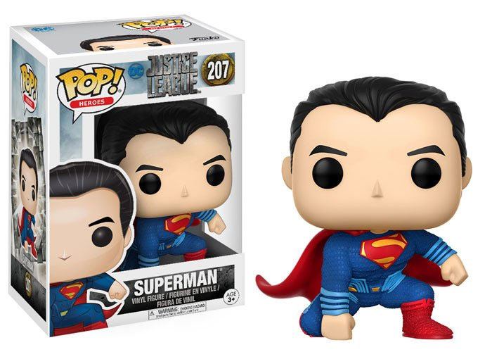 Justice League Movie POP! Movies Vinyl Figura Superman (Landing Pose) 9 cm - Z POP Toys
