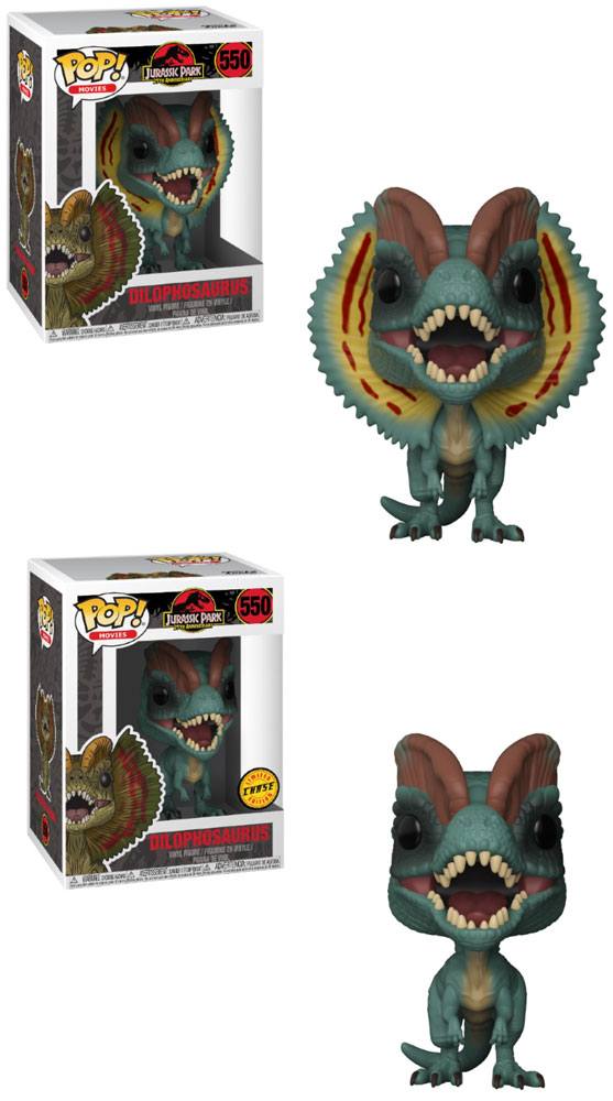 Jurassic Park Figuras POP! Movies Vinyl 9 cm Dilophosaurus Surtido (6)