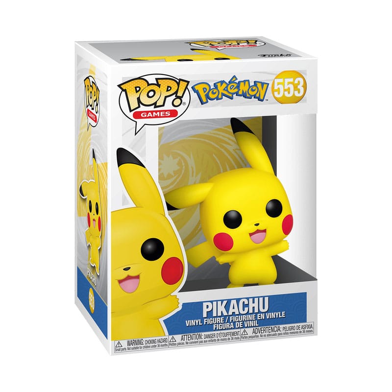 Pokémon POP! Games Vinyl Figura Pikachu Waving 9 cm