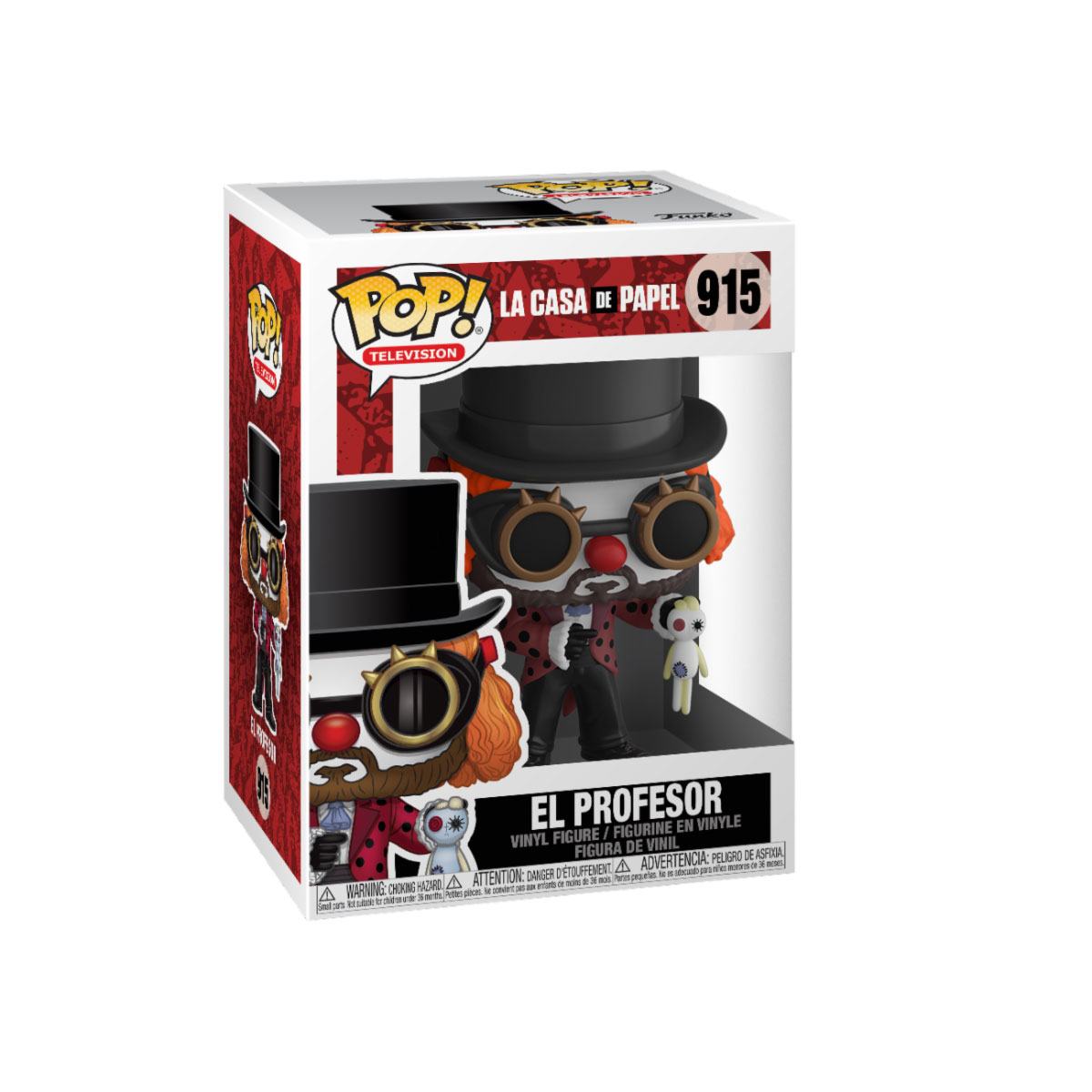 La casa de papel POP! TV Vinyl Figura Professor O Clown 9 cm