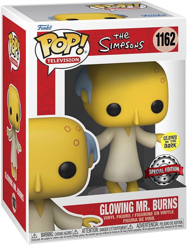 Simpsons Pop! Television Vinyl Figura Glowing Mr. Burns w/Chase 9 cm Surtido (6)