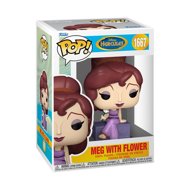 Hércules 25th Anniversary Figura POP! Movies Vinyl Meg with Flower 9 cm - Z POP Toys