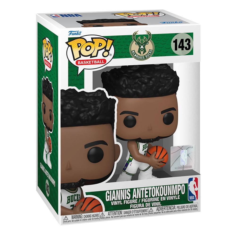 NBA Bucks POP! Basketball Vinyl Figura Giannis (City Edition 2021) 9 cm - Z POP Toys