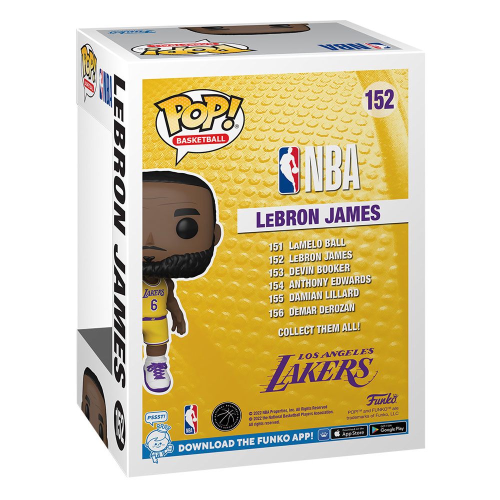 NBA POP! Sports Vinyl Figura LeBron James (Lakers) 9 cm - Z POP Toys