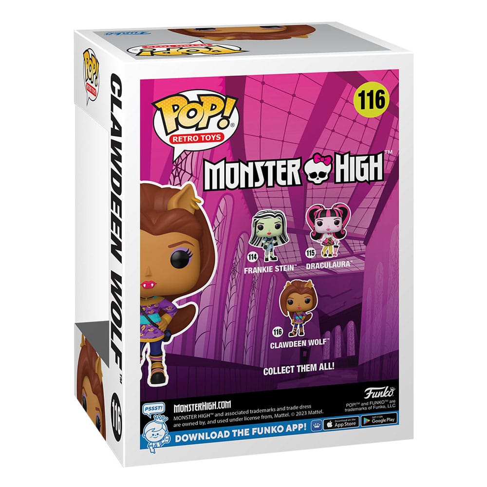 Monster High POP! Vinyl Figura Clawdeen 9 cm