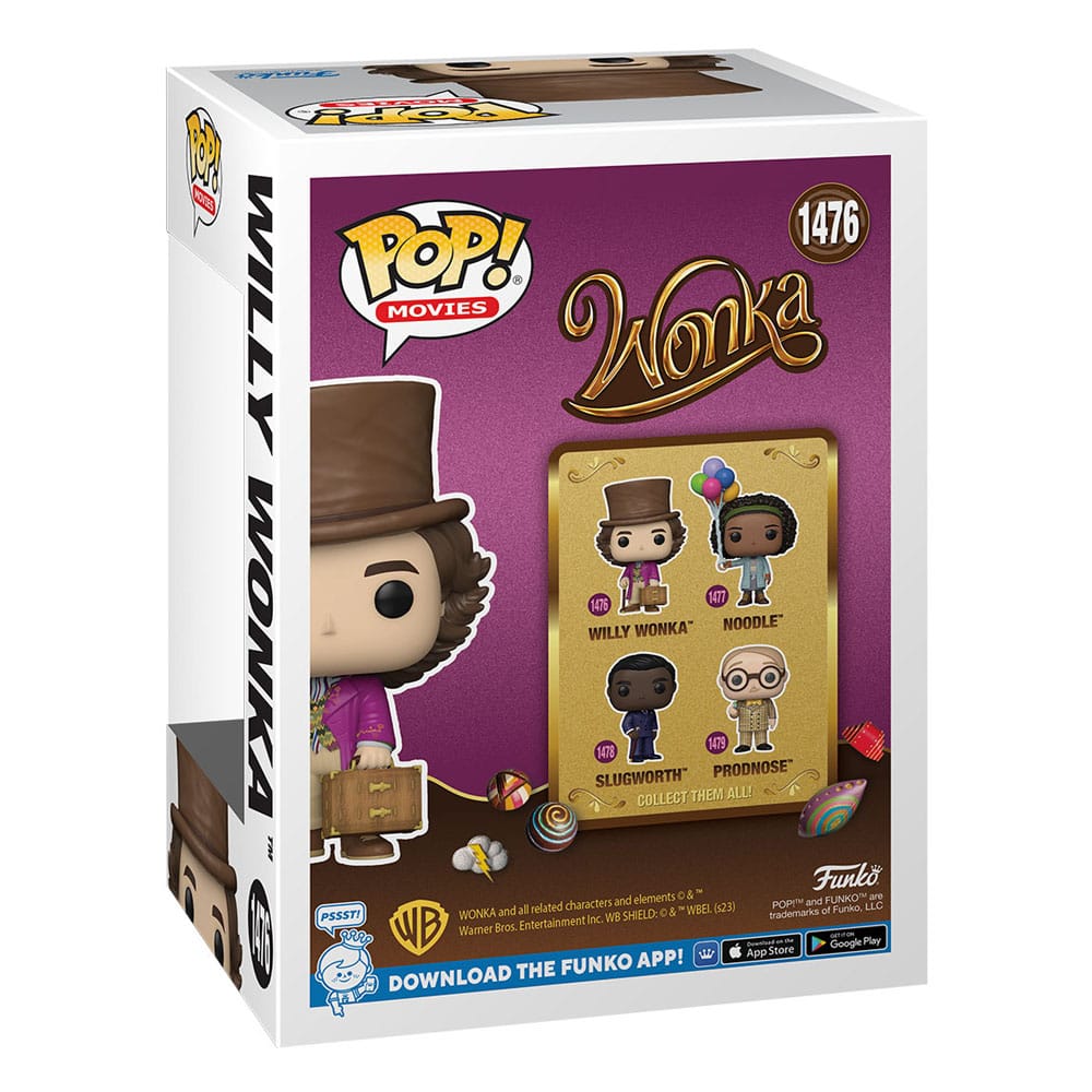 Willy Wonka & la fábrica de chocolate Figura POP! Movies Vinyl Willy Wonka 9 cm - Z POP Toys