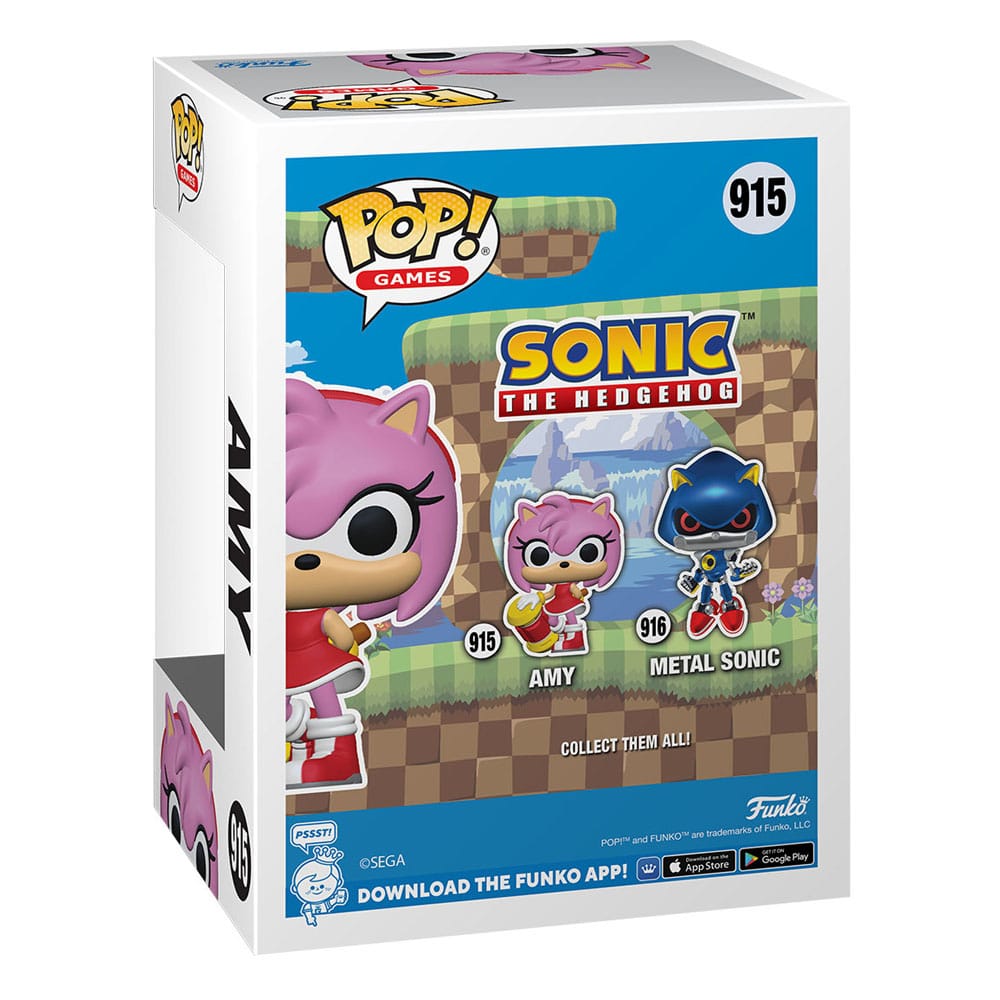 Sonic the Hedgehog POP! Games Vinyl Figura Amy Rose 9 cm