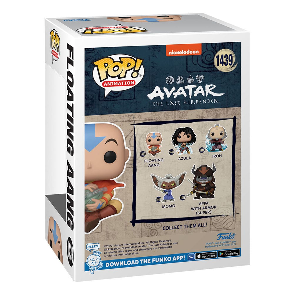 Avatar: la leyenda de Aang Figura POP! Animation Vinyl Aang Floating 9 cm