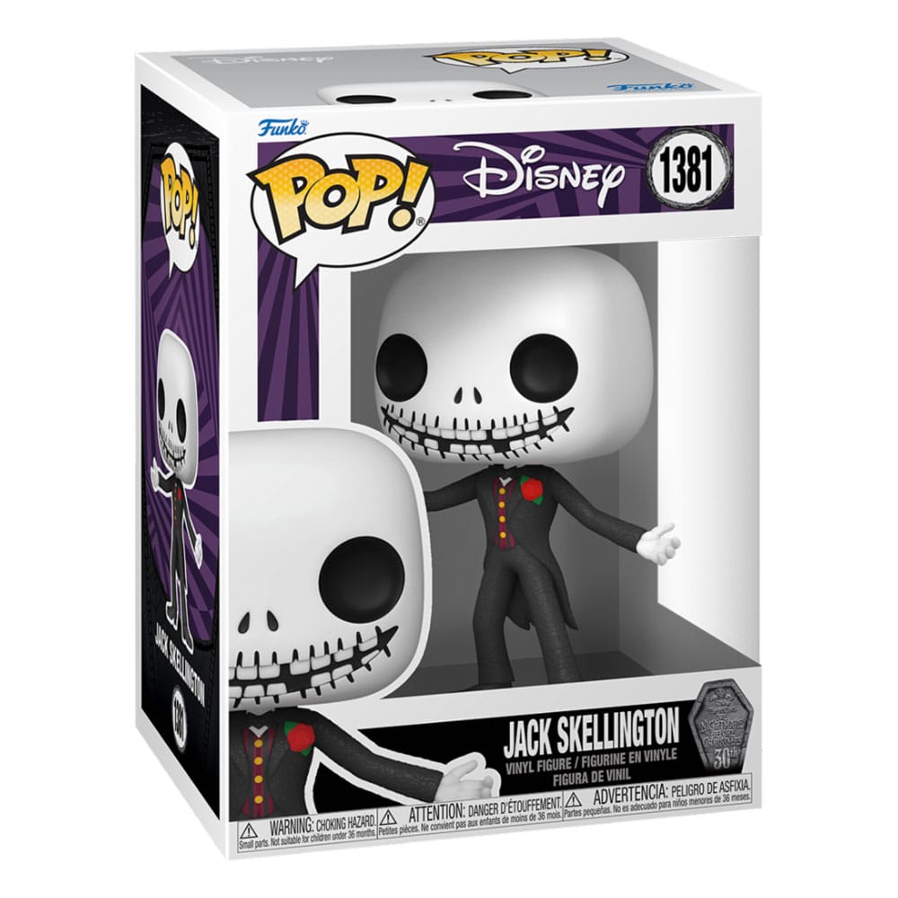 Pesadilla antes de Navidad 30th Figura POP! Disney Vinyl Formal Jack 9 cm