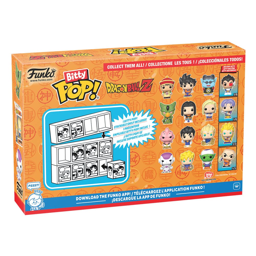Dragon Ball Pack de 4 Figuras Bitty POP! Vinyl Series 1 2,5 cm