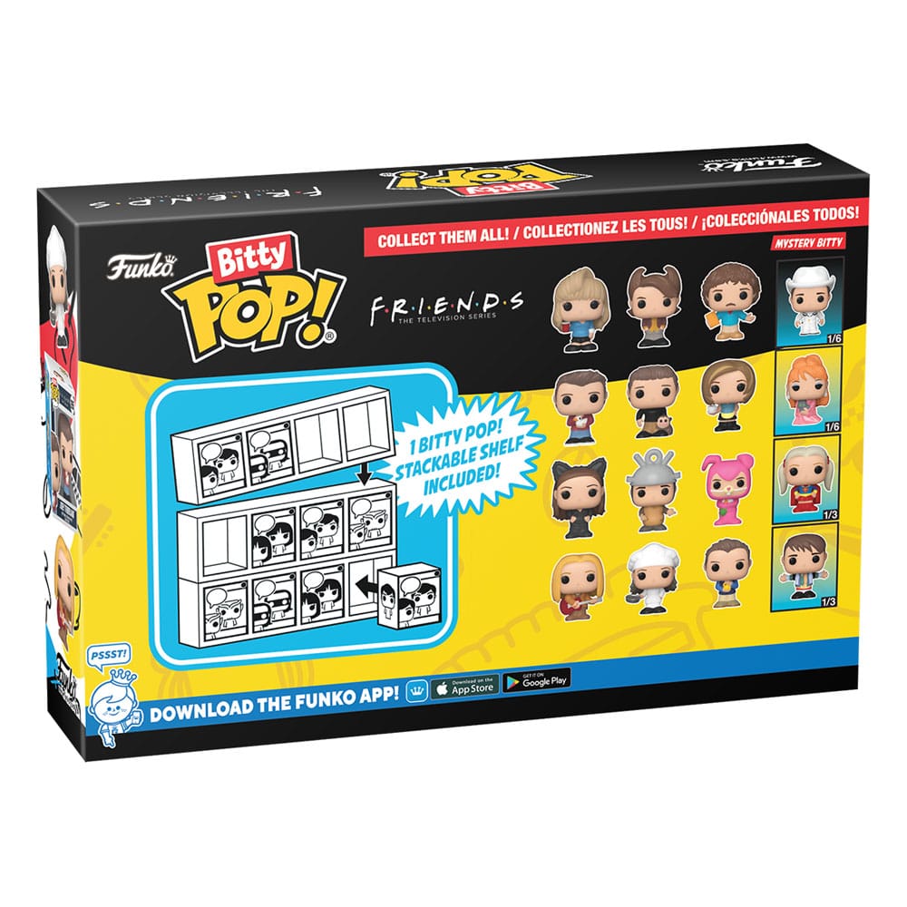 Friends Pack de 4 Figuras Bitty POP! Vinyl Phoebe 2,5 cm