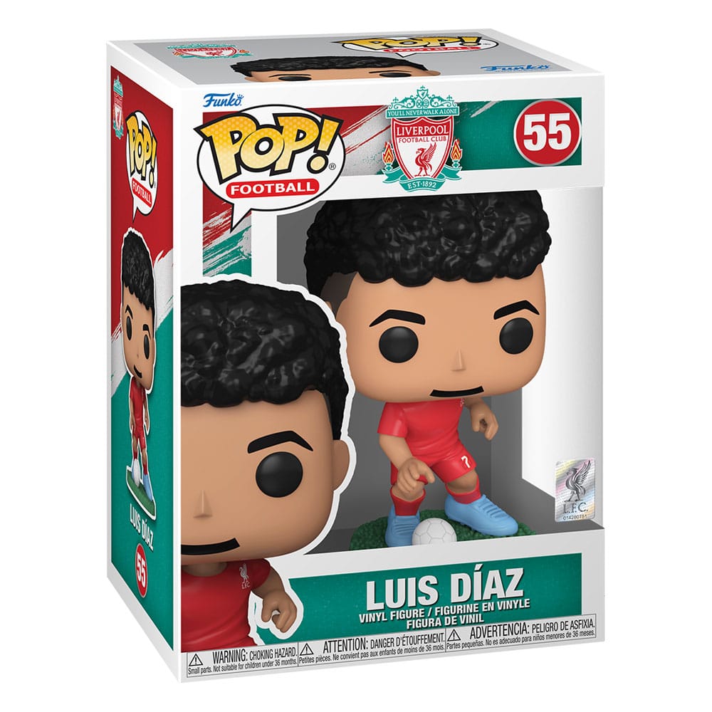 Liverpool F.C. POP! Football Vinyl Figura Luis Díaz 9 cm