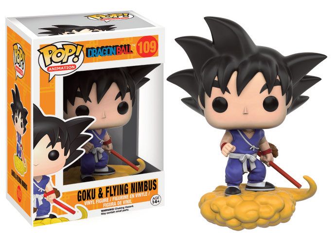 Dragon Ball Z POP! Animation Vinyl Figura Goku and Flying Nimbus 9 cm