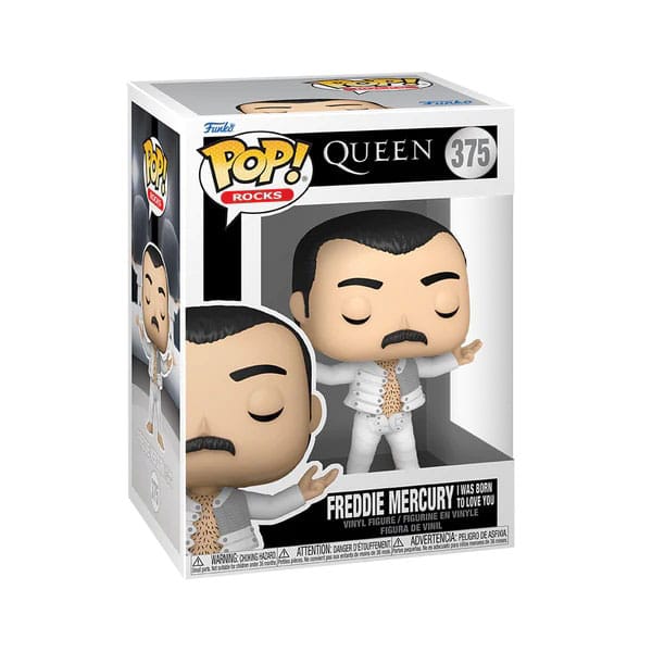 Queen POP! Rocks Vinyl Figura Freddie Mercury (I was born to love you) 9 cm