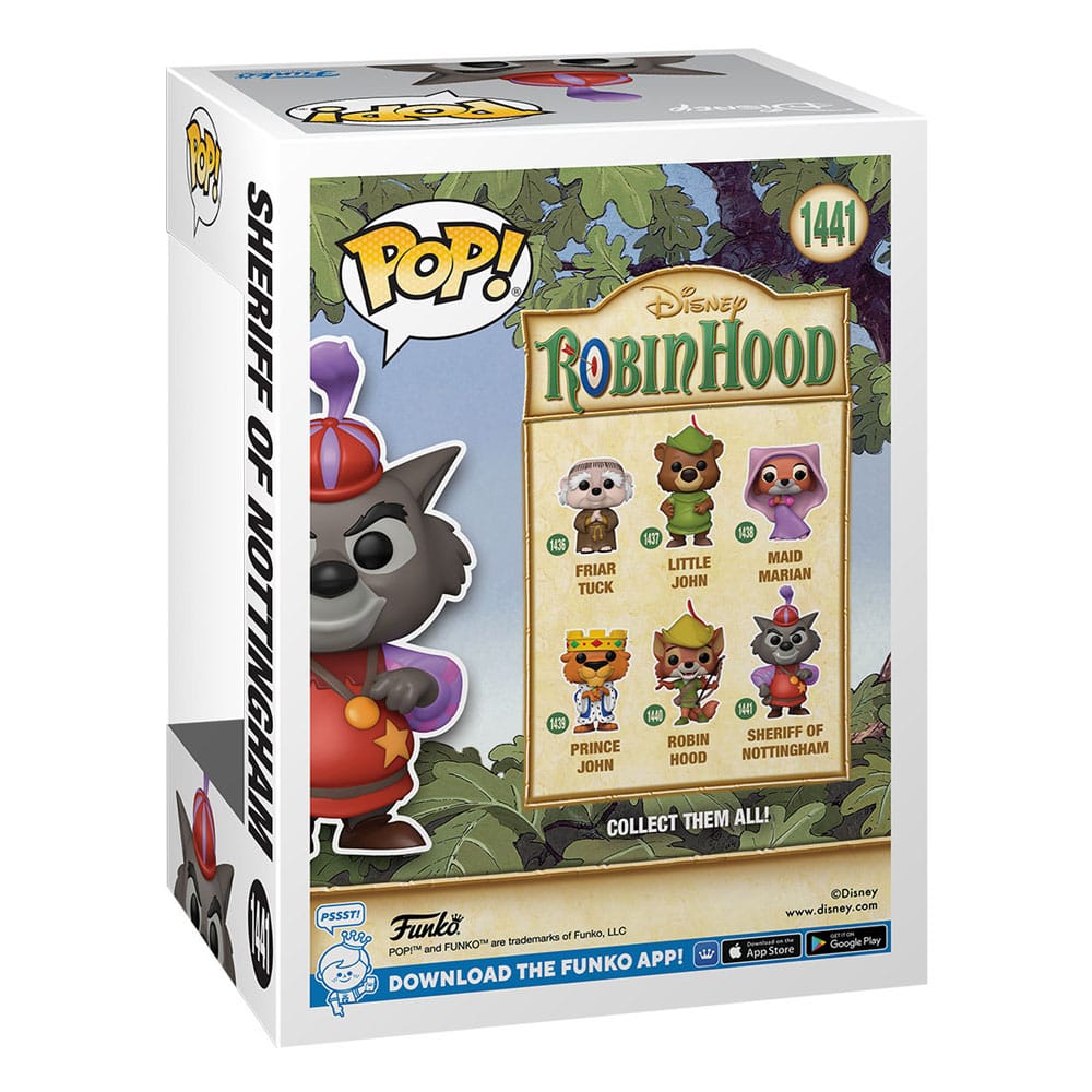 Robin Hood Figura POP! Disney Vinyl Sheriff of Nottingham 9 cm - Z POP Toys