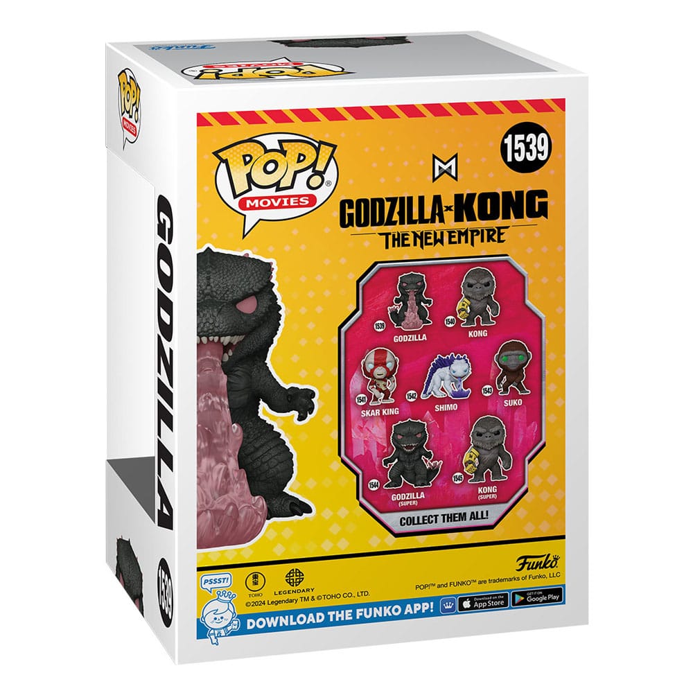 Godzilla vs. Kong 2 POP! Movies Vinyl Figura Godzilla w/Heat-Ray 9 cm - Z POP Toys