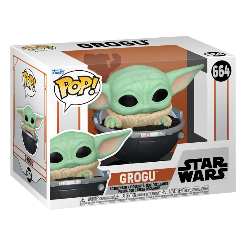 Star Wars: The Mandalorian Figura POP! Vinyl Grogu 9 cm