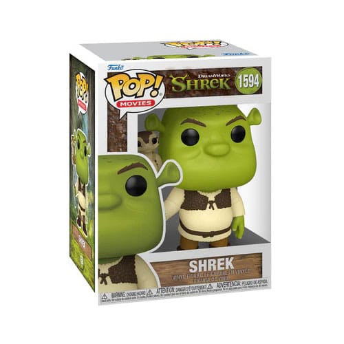 Shrek Figura POP! Movies Vinyl 30th Anniversary Shrek w/Snake 9 cm