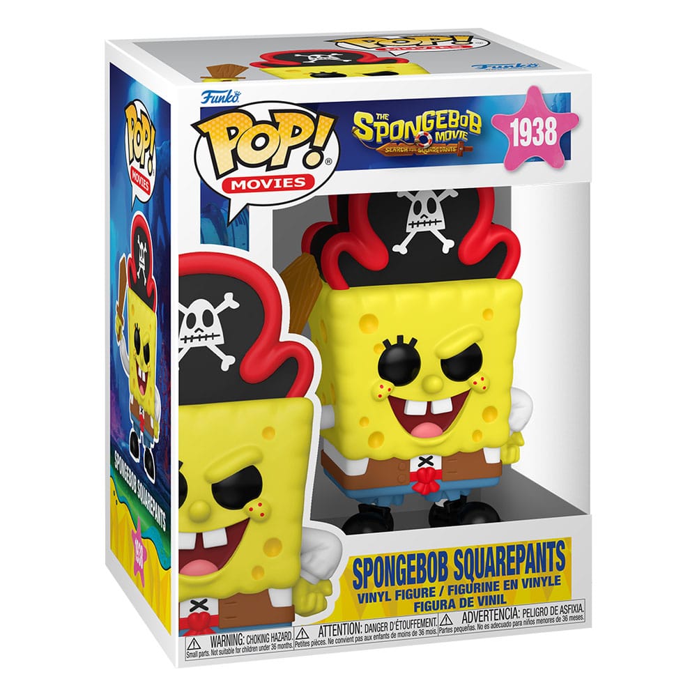SpongeBob SquarePants Figura POP! Vinyl SquarePants (Pirate) 9 cm