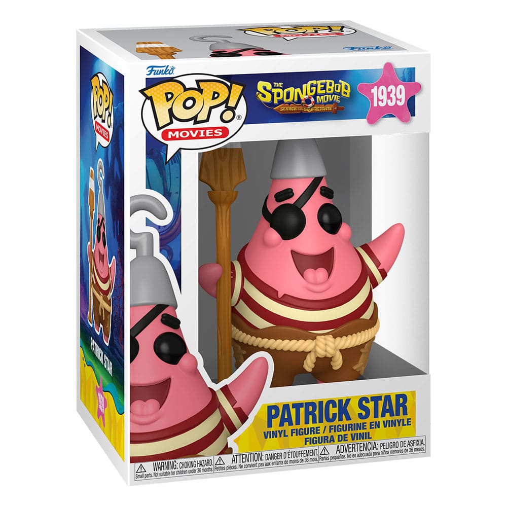SpongeBob SquarePants Figura POP! Vinyl Patrick Star (Pirate) 9 cm