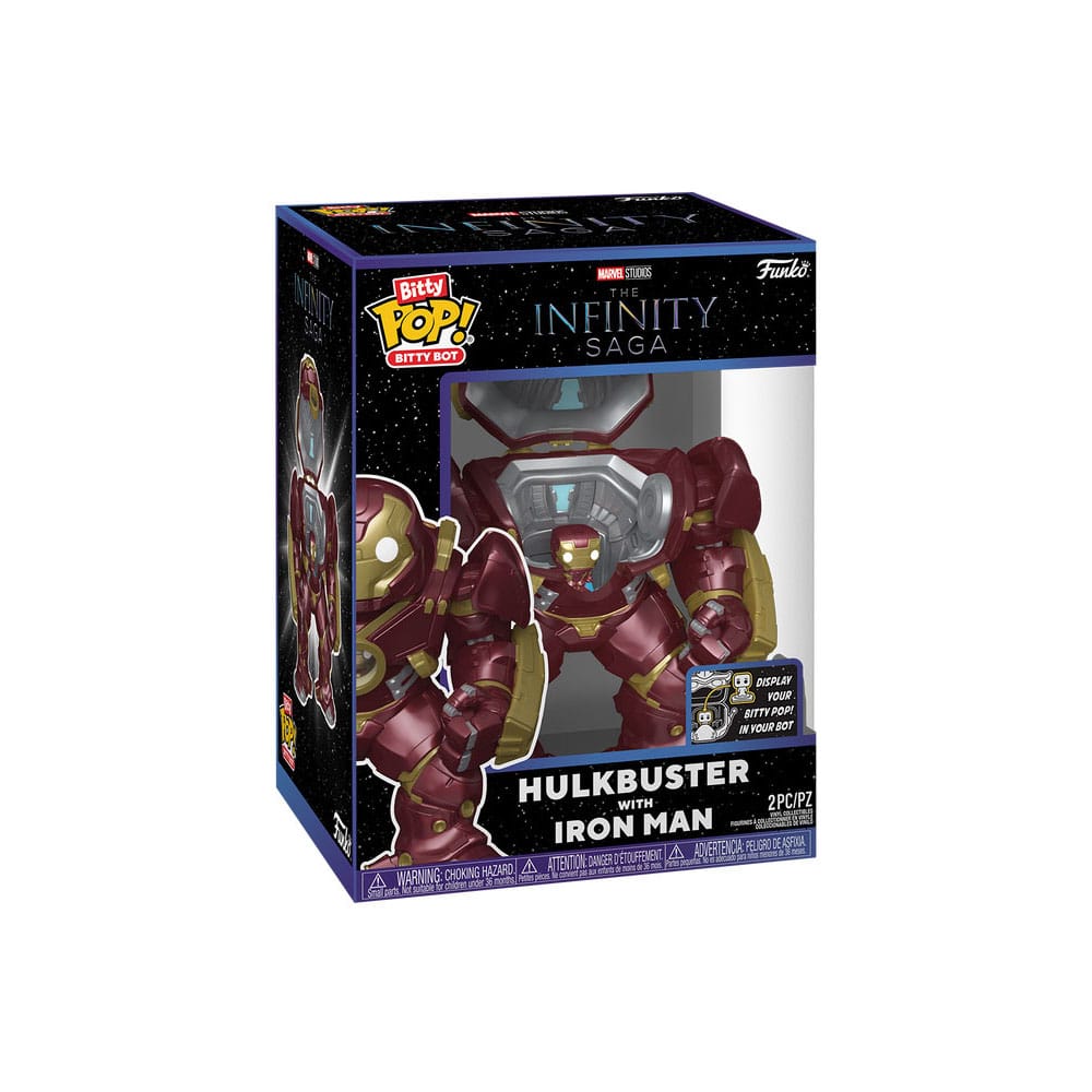 Marvel Figura Bitty POP! Bots Hulkbuster 11,7 cm