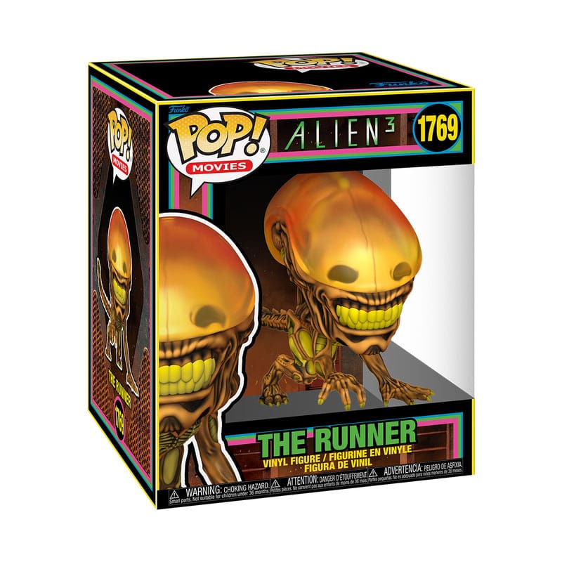 Alien 3 Super Sized POP! Marvel Vinyl Figura The Runner (BLKLT) Exclusive Edition 15 cm