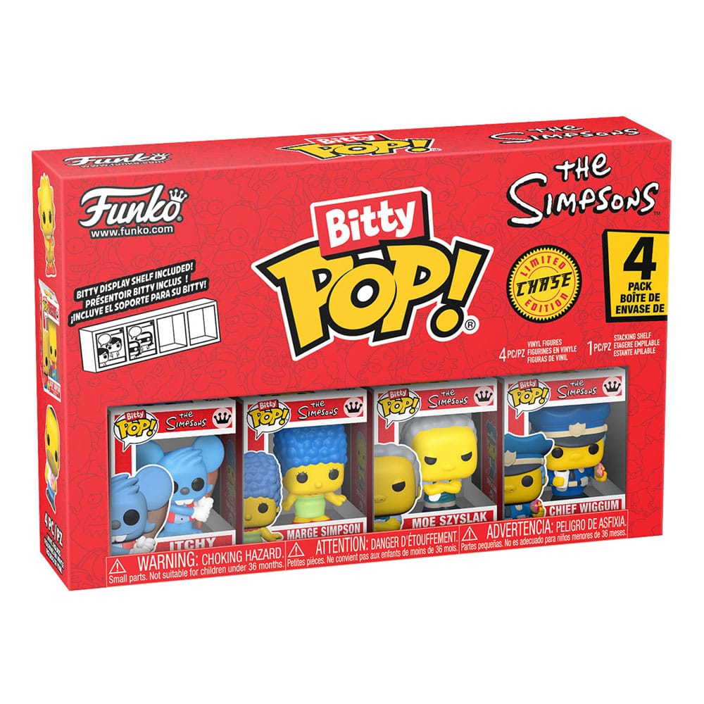 Los Simpson Pack de 4 Figuras Bitty POP! Vinyl Series 2 2 cm