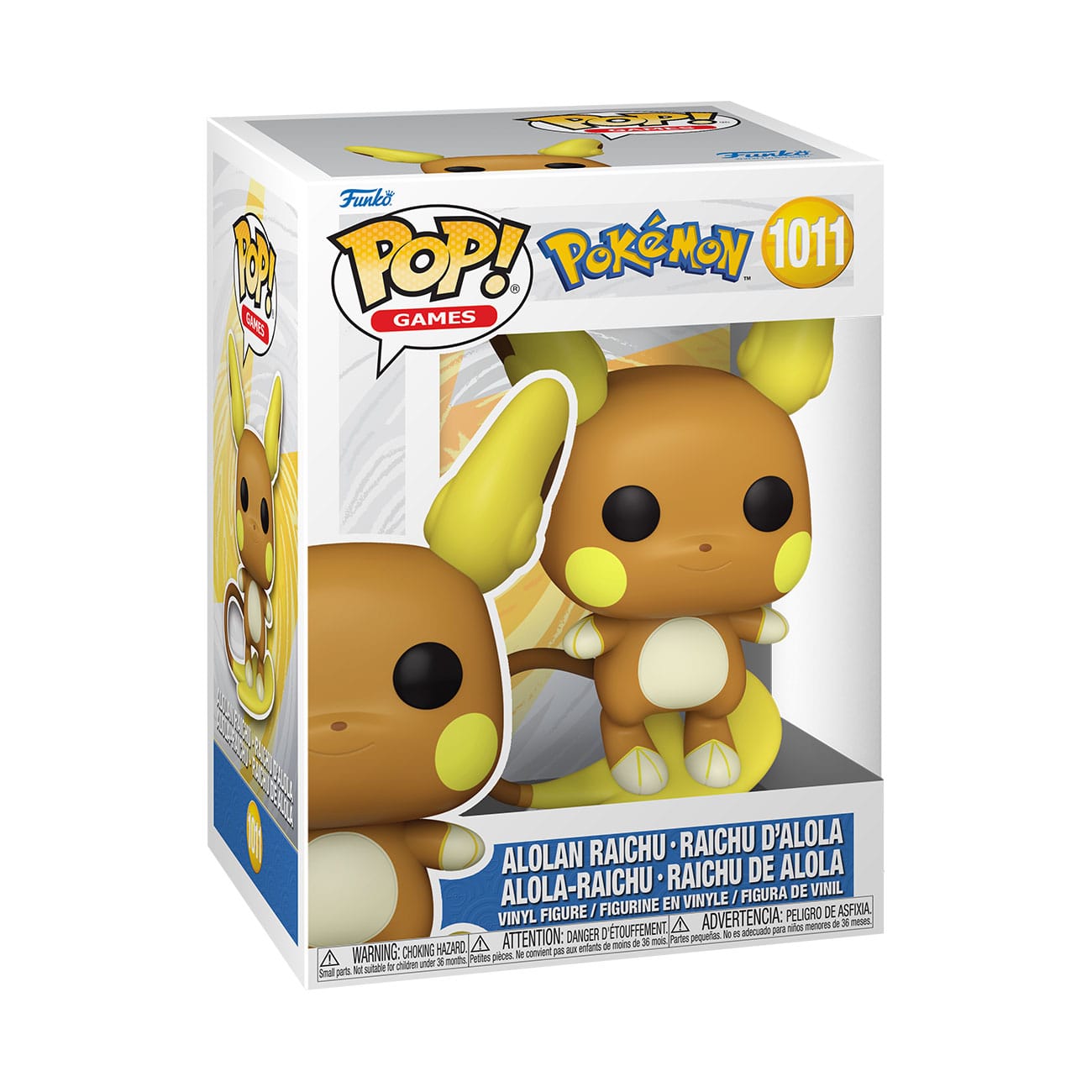 Pokémon POP! Games Vinyl Figura Raichu(Alolan)(EMEA) 9 cm