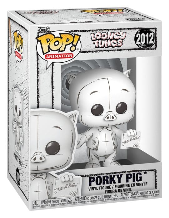 Looney Tunes POP! Animation Vinyl Figura Porky Pig? 9 cm