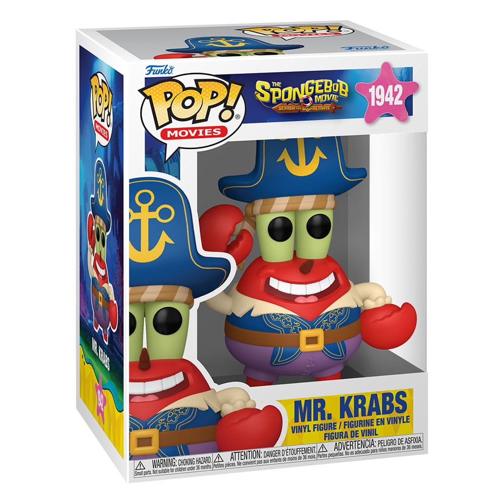 SpongeBob SquarePants Figura POP! Vinyl Mr. Krabs (Pirate) 9 cm