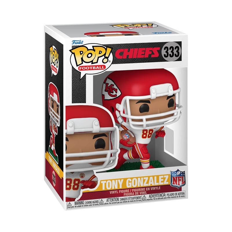 NFL: Legends POP! Sports Vinyl Figura Legends- Tony Gonzalez(Chiefs) 9 cm