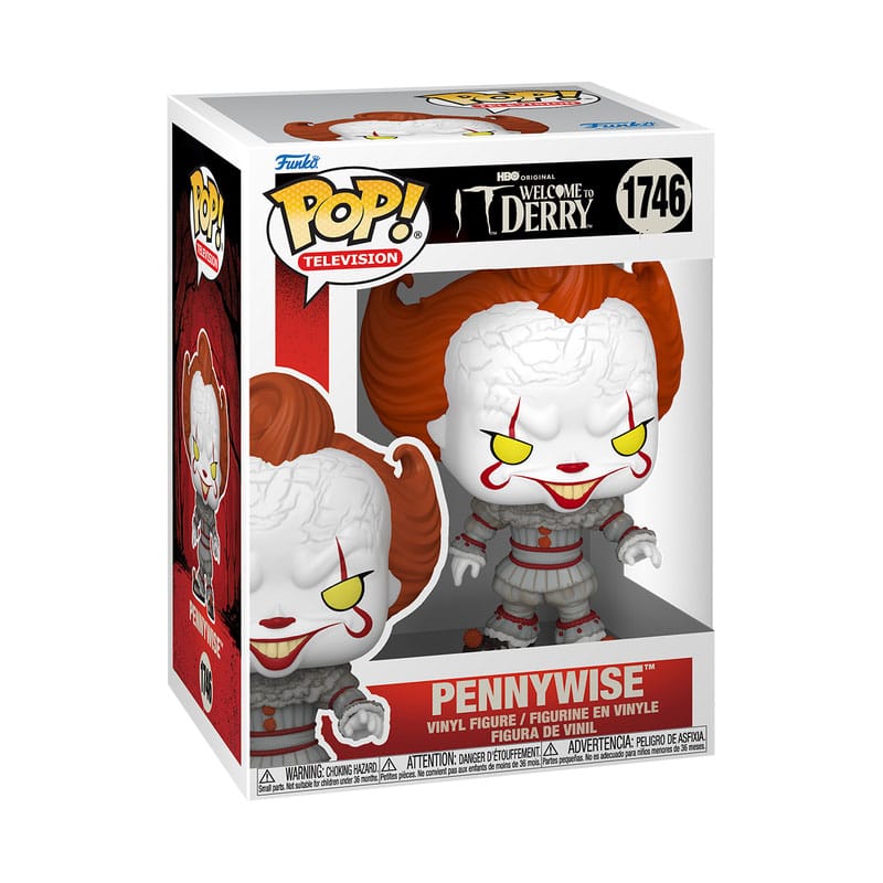 It-Welcome to Derry POP! Plus Vinyl Figura Pennywise the Dancing Clown 9 cm