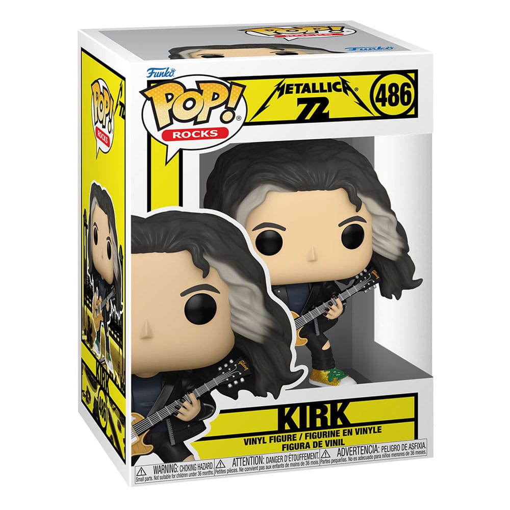 Metallica POP! Rocks Vinyl Figura Kirk (72 Seasons) 9 cm - Z POP Toys