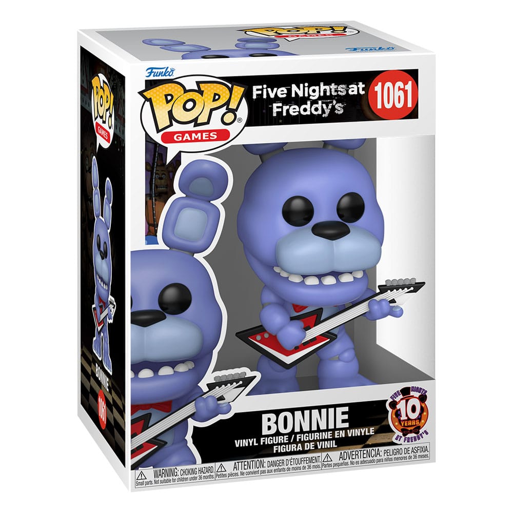 Five Nights at Freddy's POP! Vinyl Figura 10th Anniversary - Bonnie 9 cm - Z POP Toys