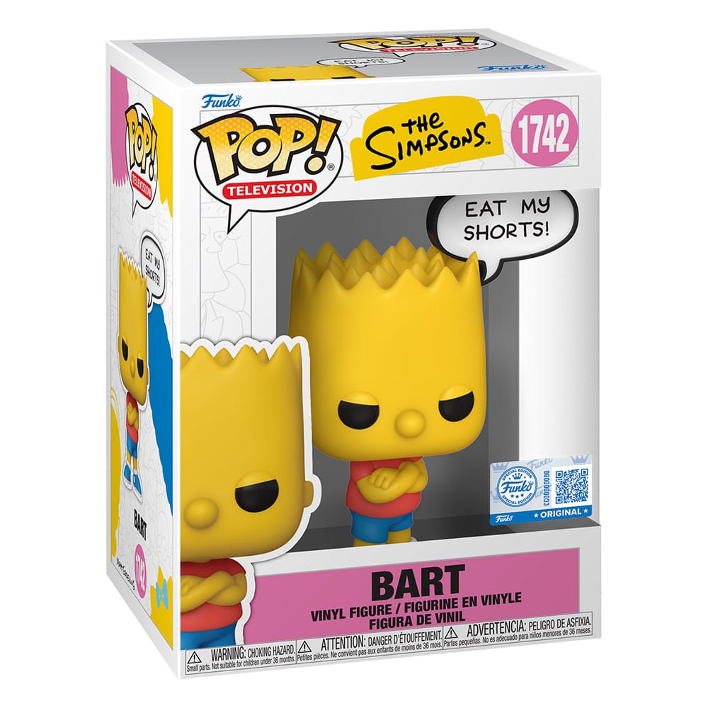Simpsons POP! Sayings Vinyl Figura Bart 9 cm