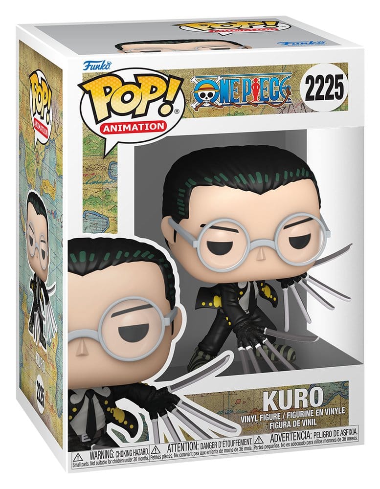 One Piece POP! Animation Vinyl Figura Kuro 9 cm