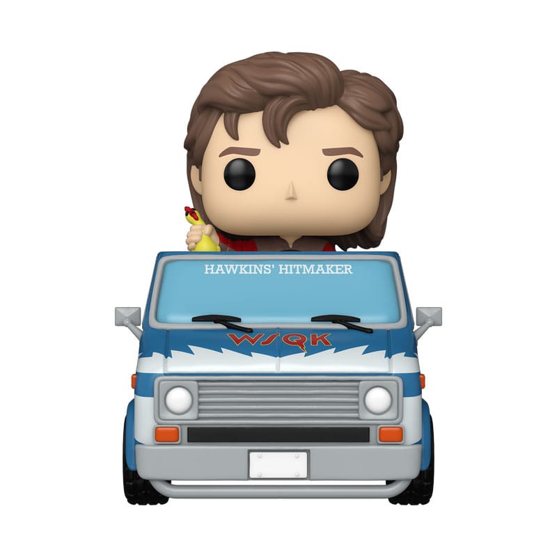 Stranger Things POP! Rides Deluxe Vinyl Figura Steve with The Squawk Van Exclusive 9 cm - Z POP Toys