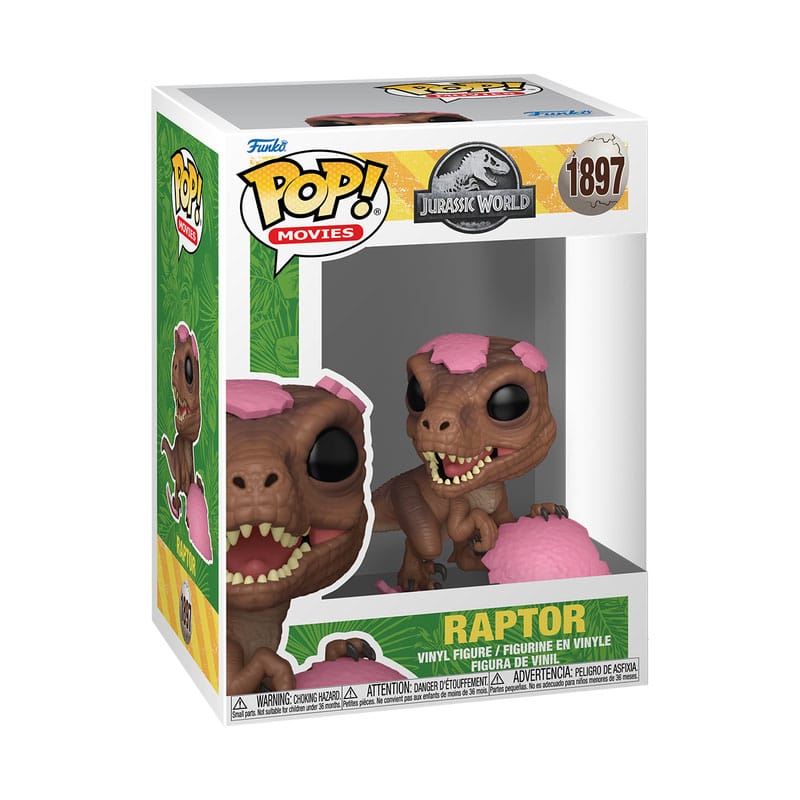 Jurassic Park Figura POP! Movies Vinyl SPRG- Raptor 9 cm