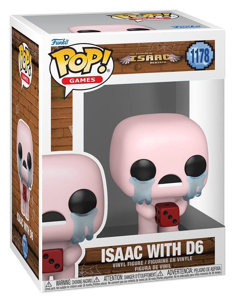 Binding of Isaac POP! Games Vinyl Figura Isaac w/dice 9 cm