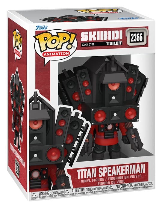 Skibidi Toilet POP! Rocks Vinyl Figura Titan Speakerman 9 cm