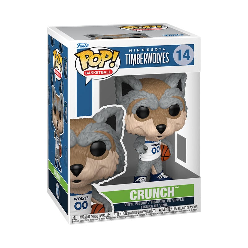 NBA Legends POP! Sports Vinyl Figura Mascots Wolves- Crunch The Wolf 9 cm - Z POP Toys