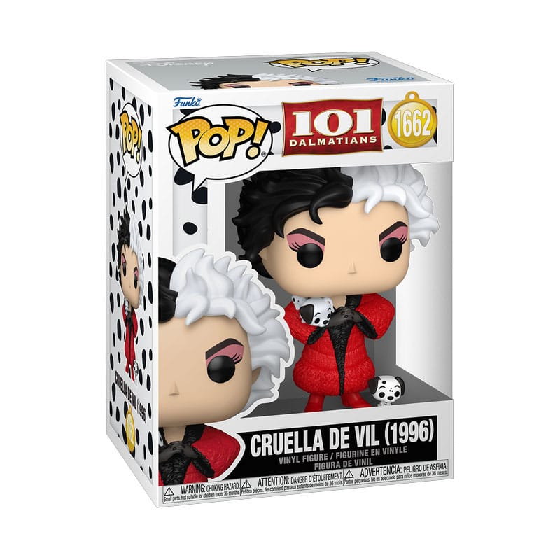 101 Dálmatas (1996) Figura POP! Disney Vinyl Cruella De Vil 9 cm