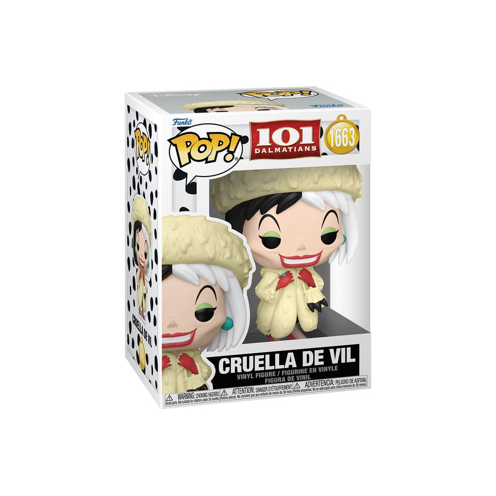 101 dálmatas POP! Vinyl Figuren Cruella De Vil with Chase 9 cm Surtido (6)