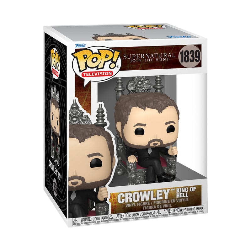 Supernatural POP! Premium Vinyl Figura CrowleyKoH 9 cm