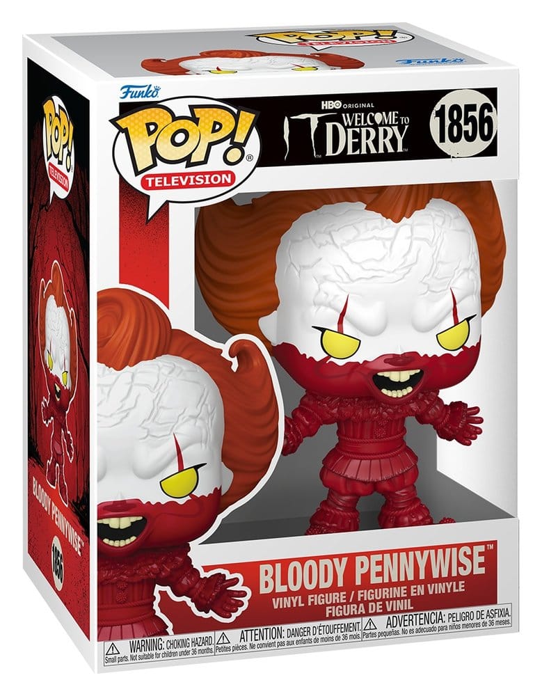 It: bienvenidos a Derry POP! Television Vinyl Figura Bloody Pennywise 9 cm