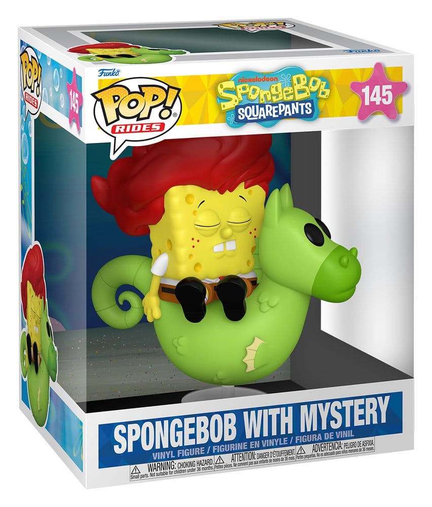 Bob Esponja POP! Rides Super Deluxe Vinyl Figura SpongeBob & Mystery 15 cm