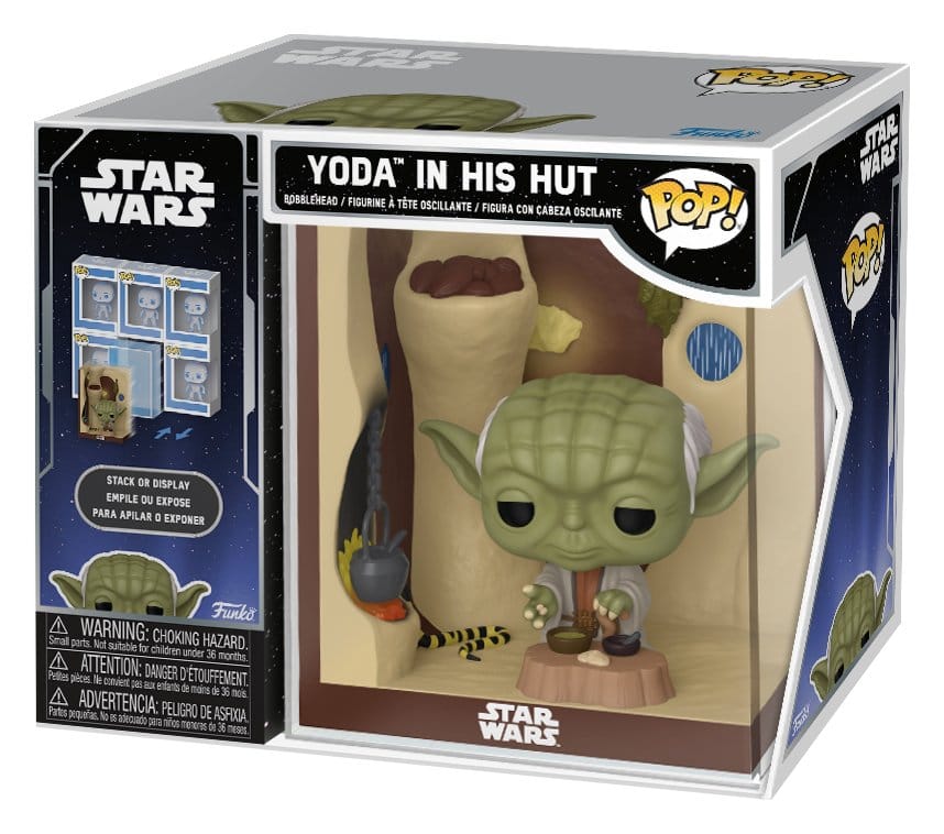 Star Wars Figura POP! Nooks Vinyl Yoda's Hutt 9 cm