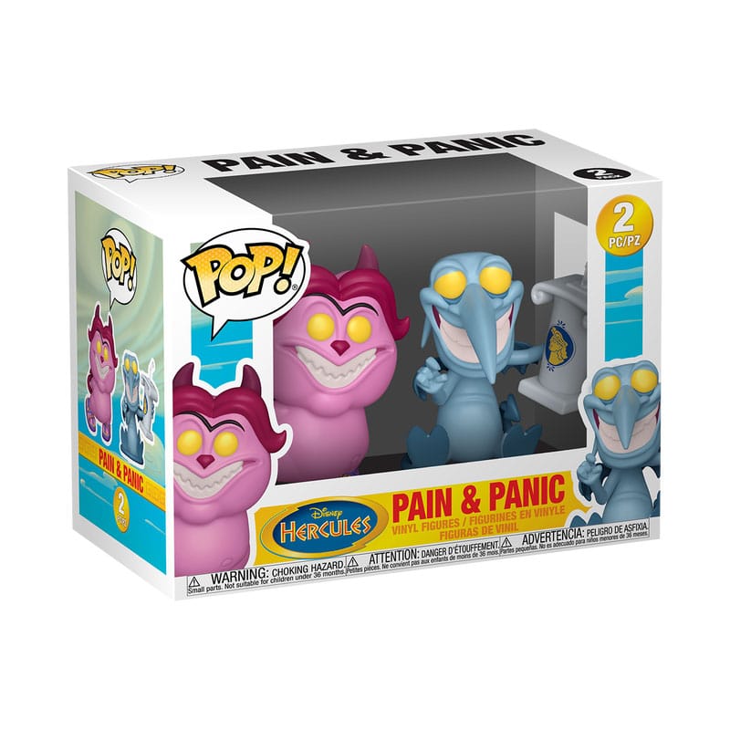 Hercules Pack de 2 POP! Television Vinyl Figuras Panic & Pain 9 cm - Z POP Toys