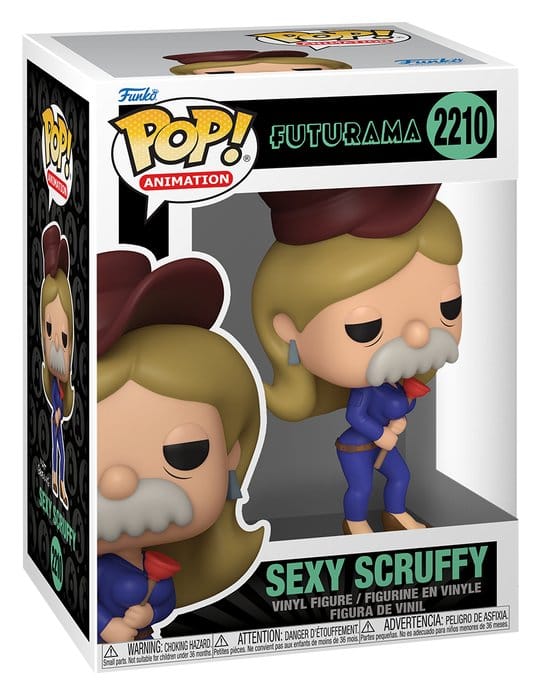 Futurama Pop! Animation Vinyl Figura Sexy Scruffy 9 cm