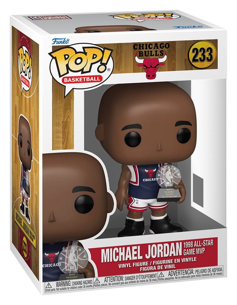 NBA Legends POP! Sports Vinyl Figura Bulls- Michael Jordan (1998 ASG MVP) 9 cm